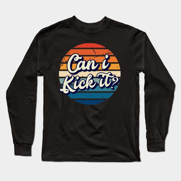 charlie brown - can i kick it Long Sleeve T-Shirt by Deorans